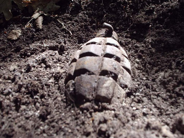 В Белозерском районе «раскопали» гранату